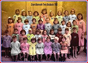 ECOLE DES TROIS MARABOUTS 1950 MATERNELLE